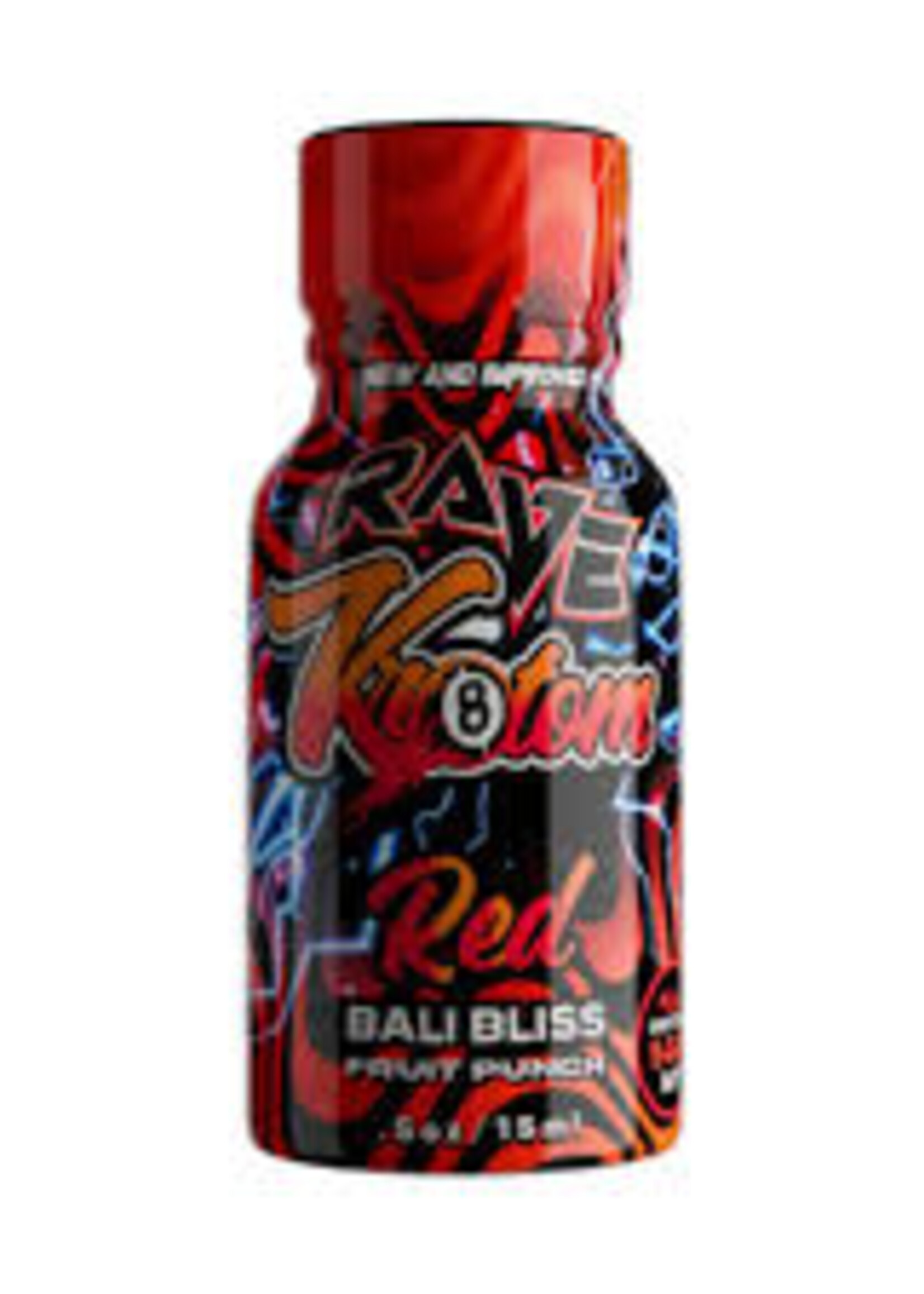 Rave Rave Kratom - Red Bali Bliss Extract Shot - 15ml - 140mg