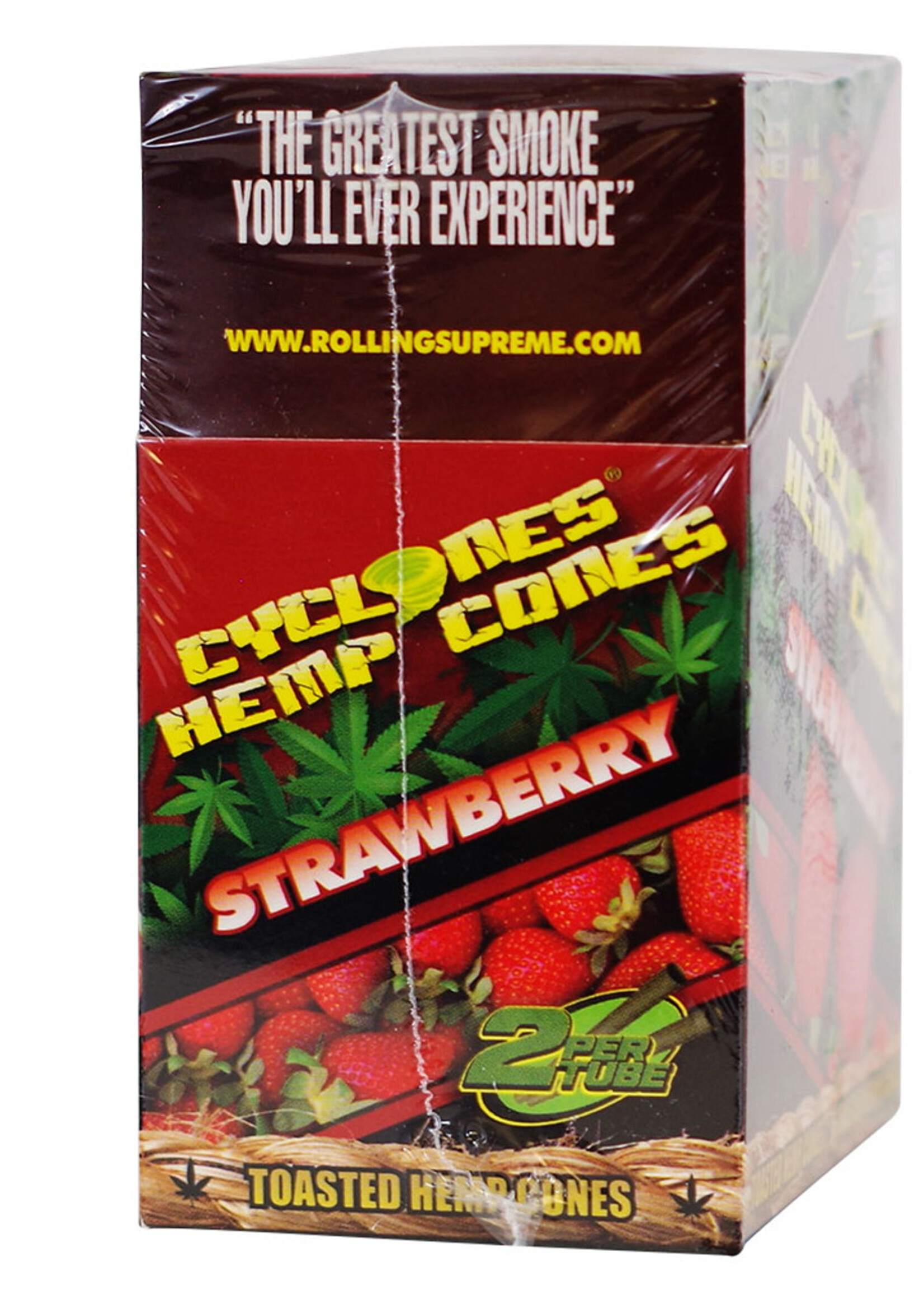 Cyclones Cyclones Pre Rolled Cones- Strawberry