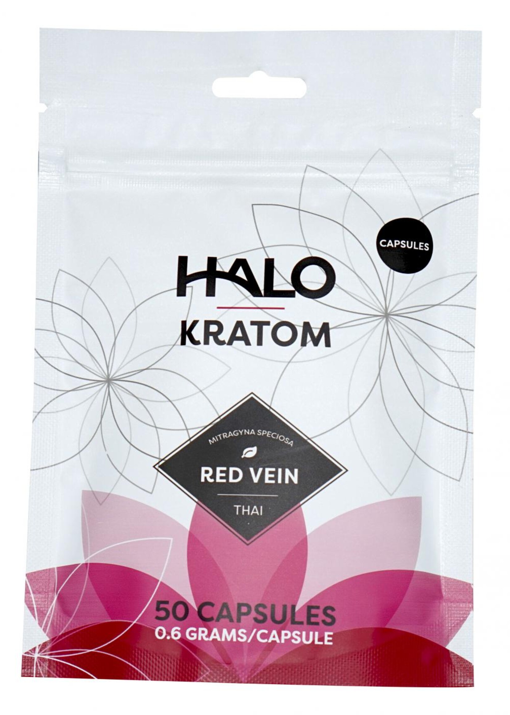 Halo Halo Kratom 50 Cap- Red Vein