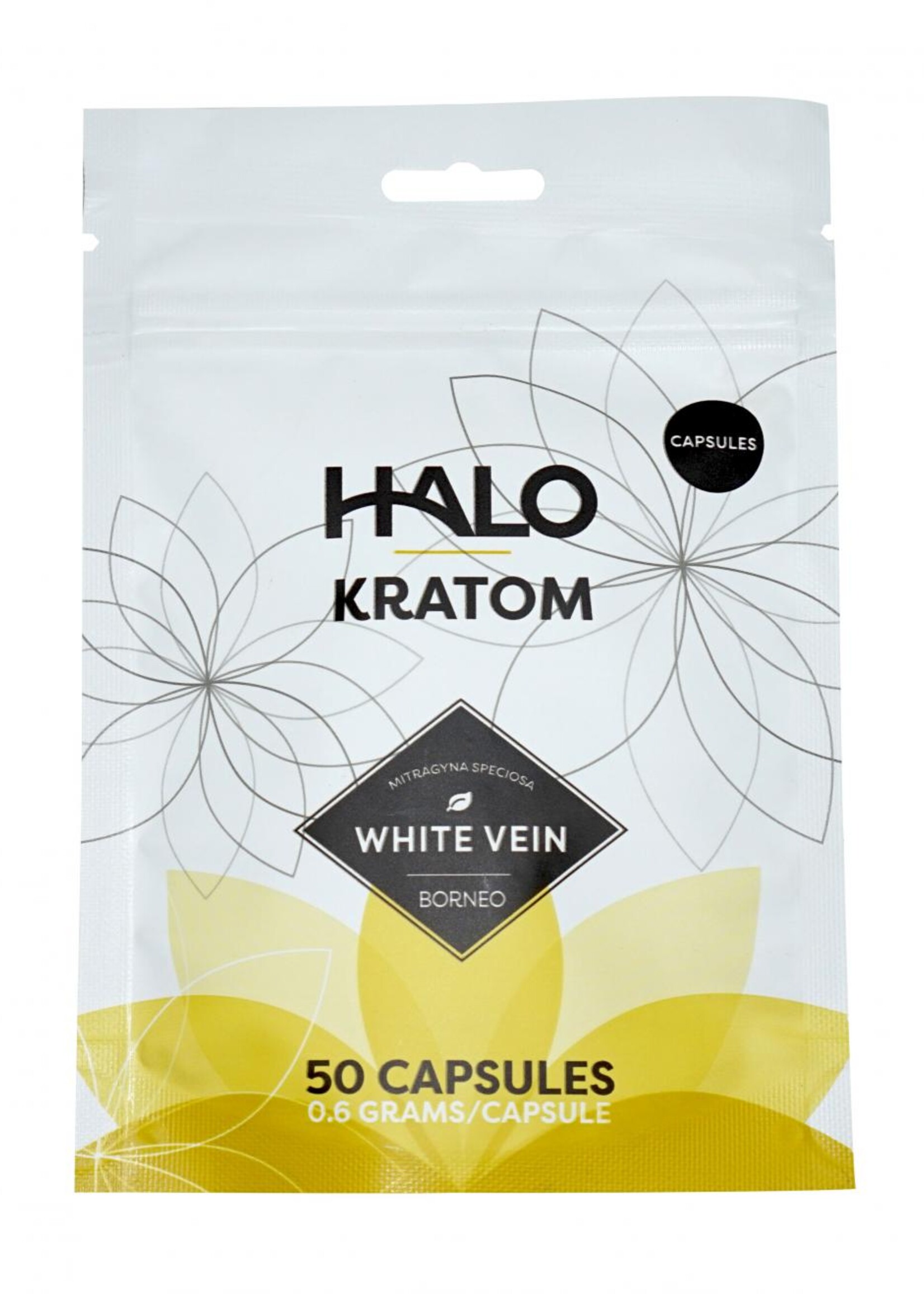 Halo Halo Kratom 50 Cap- White Vein