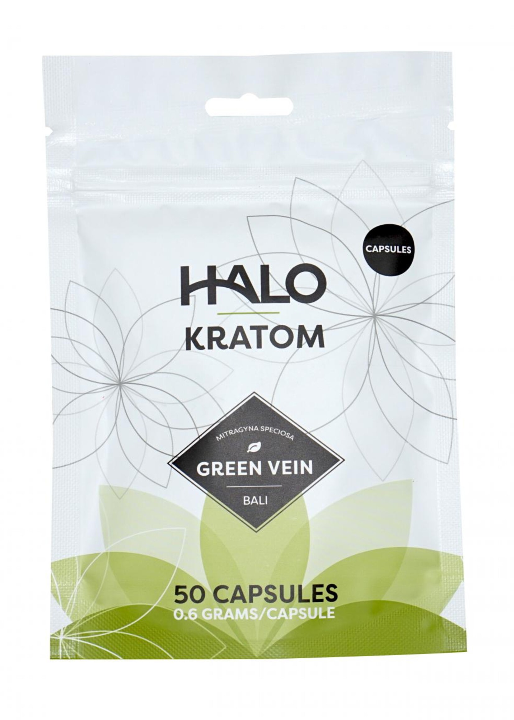 Halo Copy of Halo Kratom 50 Cap- White Vein