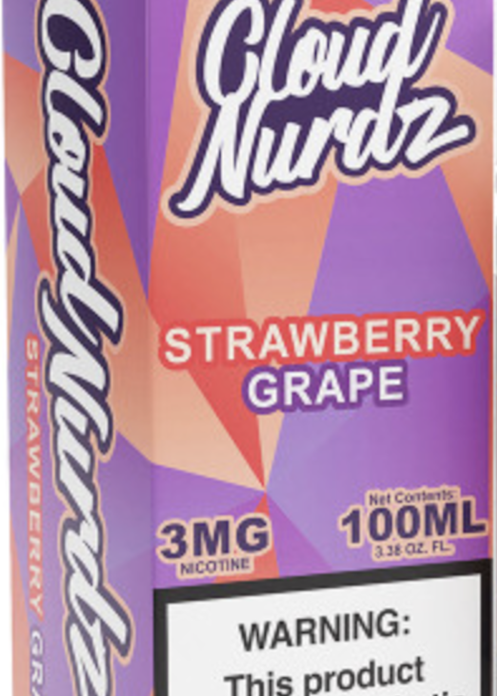 CLOUD NURDZ 100ml - Grape Strawberry - 6mg