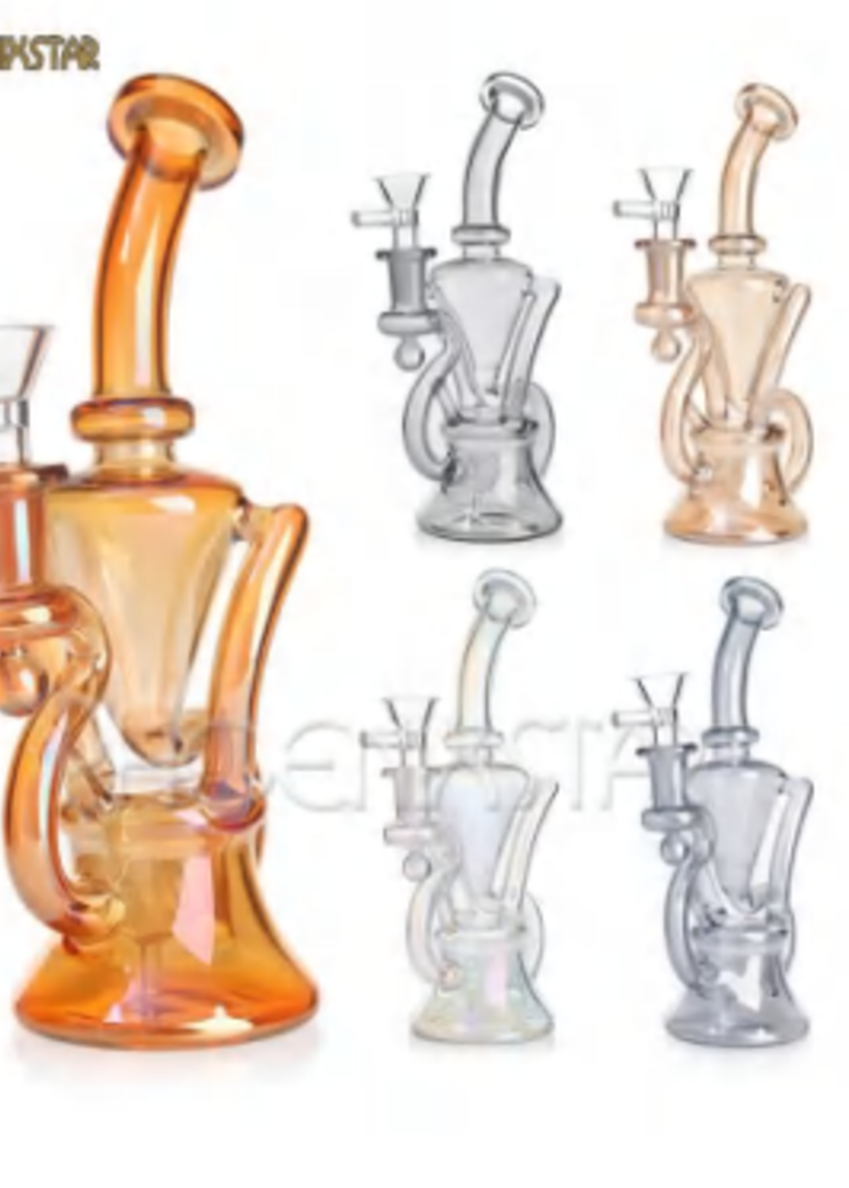 8.0" Glass Recycler Water Pipe