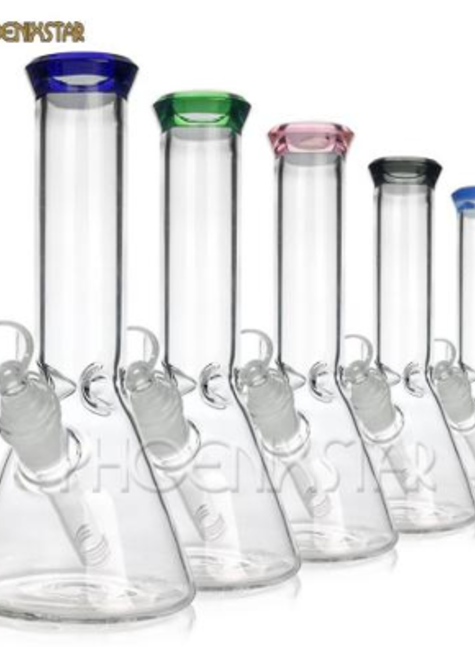 8.5" Glass Beaker Water Pipe