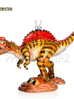 11.0" x 7.0" Resin Glass Dinosaur Water Pipe