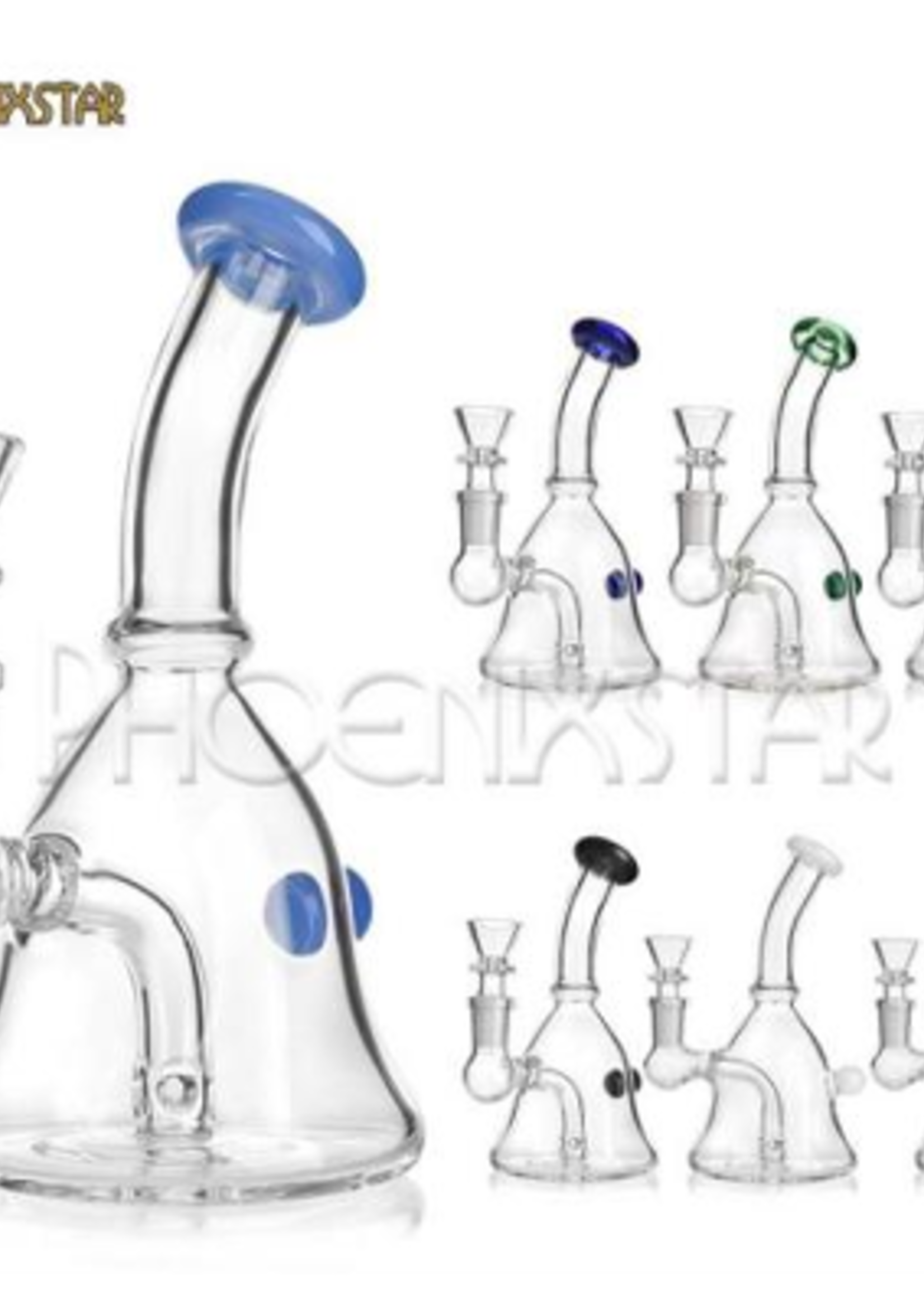 6.0" Glass Bell Water Pipe