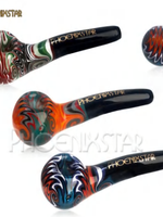 5.0" Phoenixstar Wig Wag Glass Hand Pipe