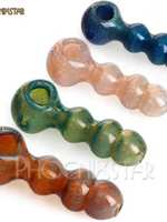 4.0" Triple Bubble Glass Hand Pipe