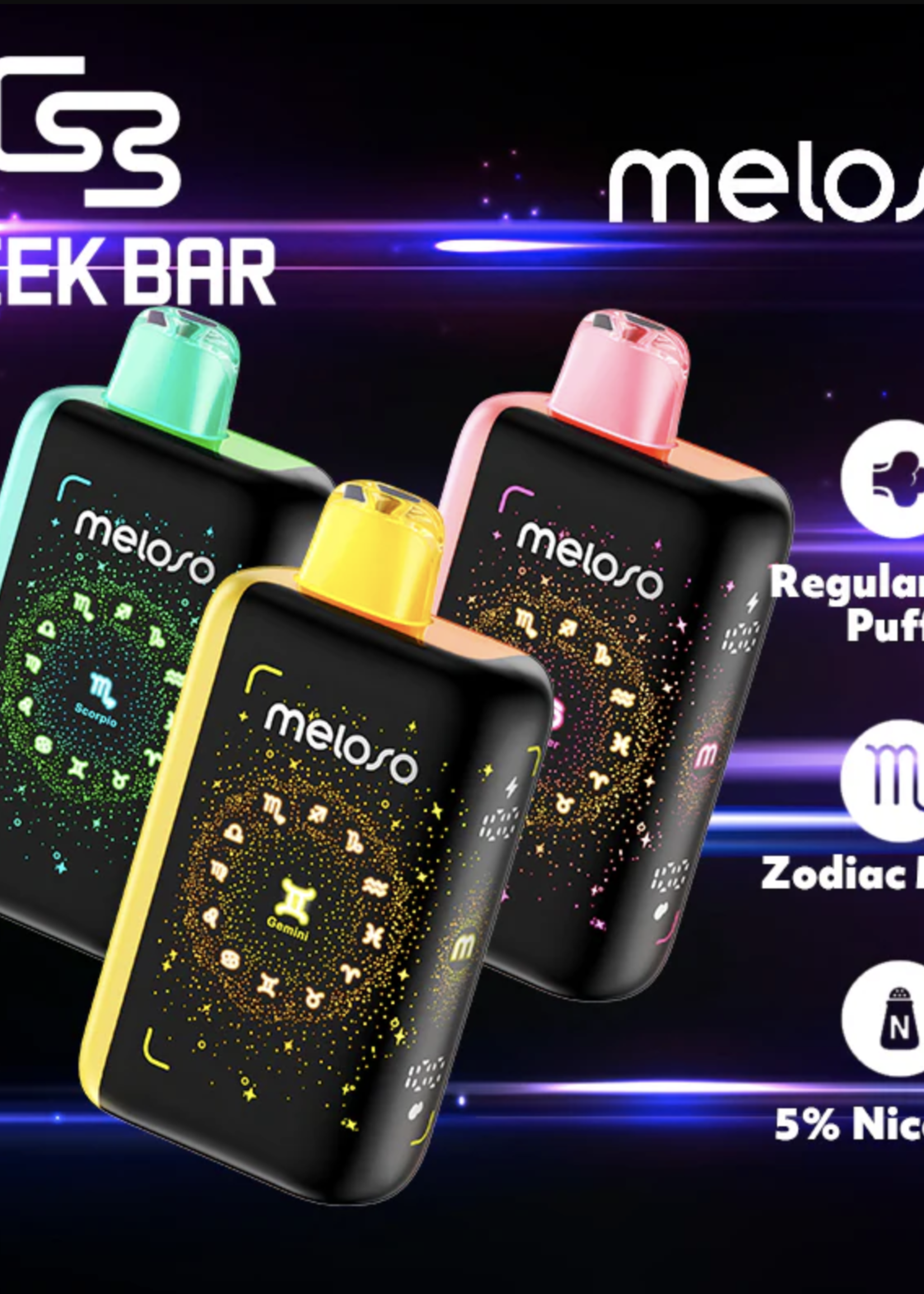 Meloso by Geek Bar 3000 Puffs Disposable Vape