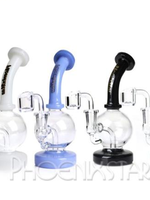 Phoenixstar 7.0" Round Glass Water Pipe Dab Rig w/Banger