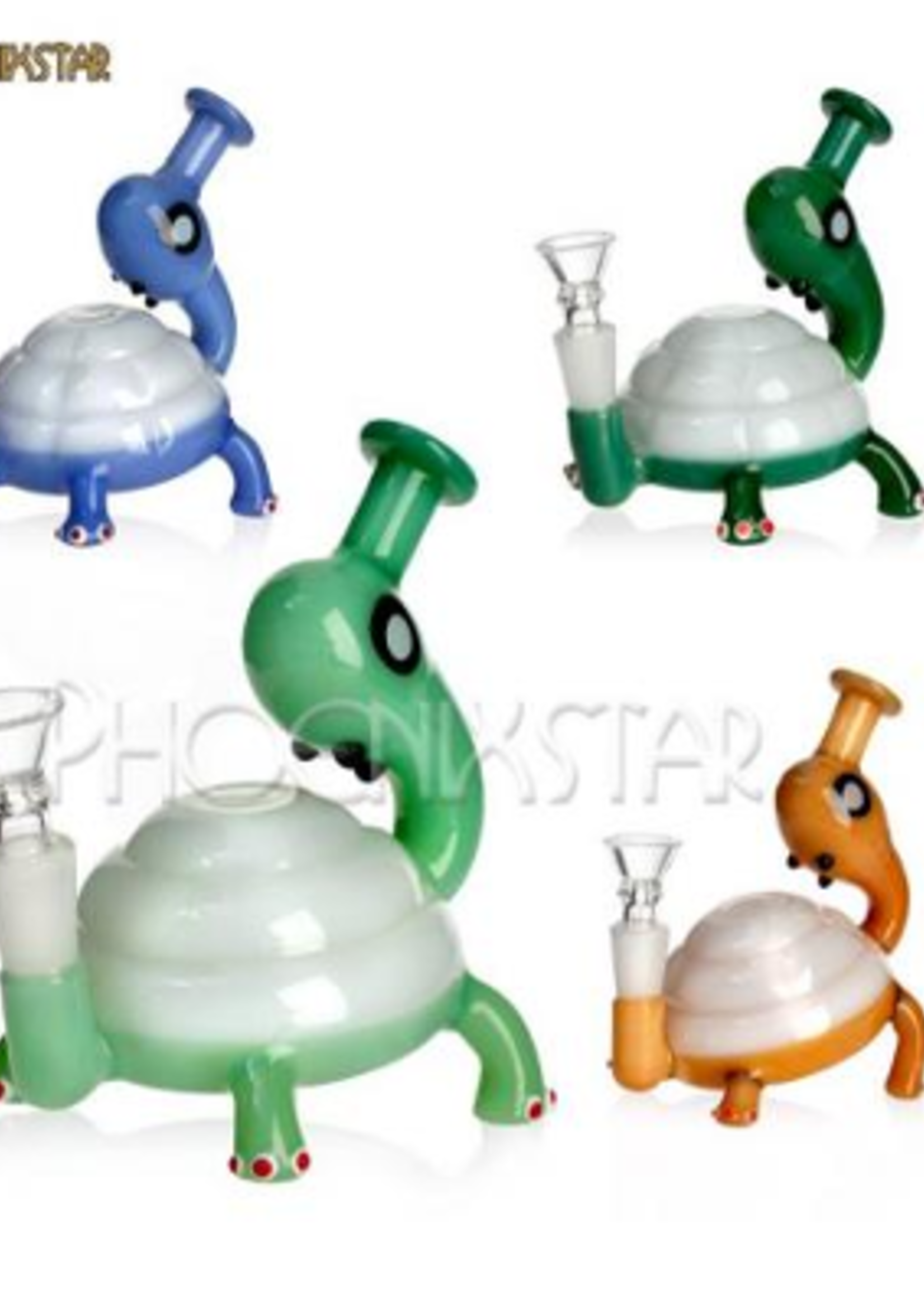 5.0" Turtle Glass Water Pipe