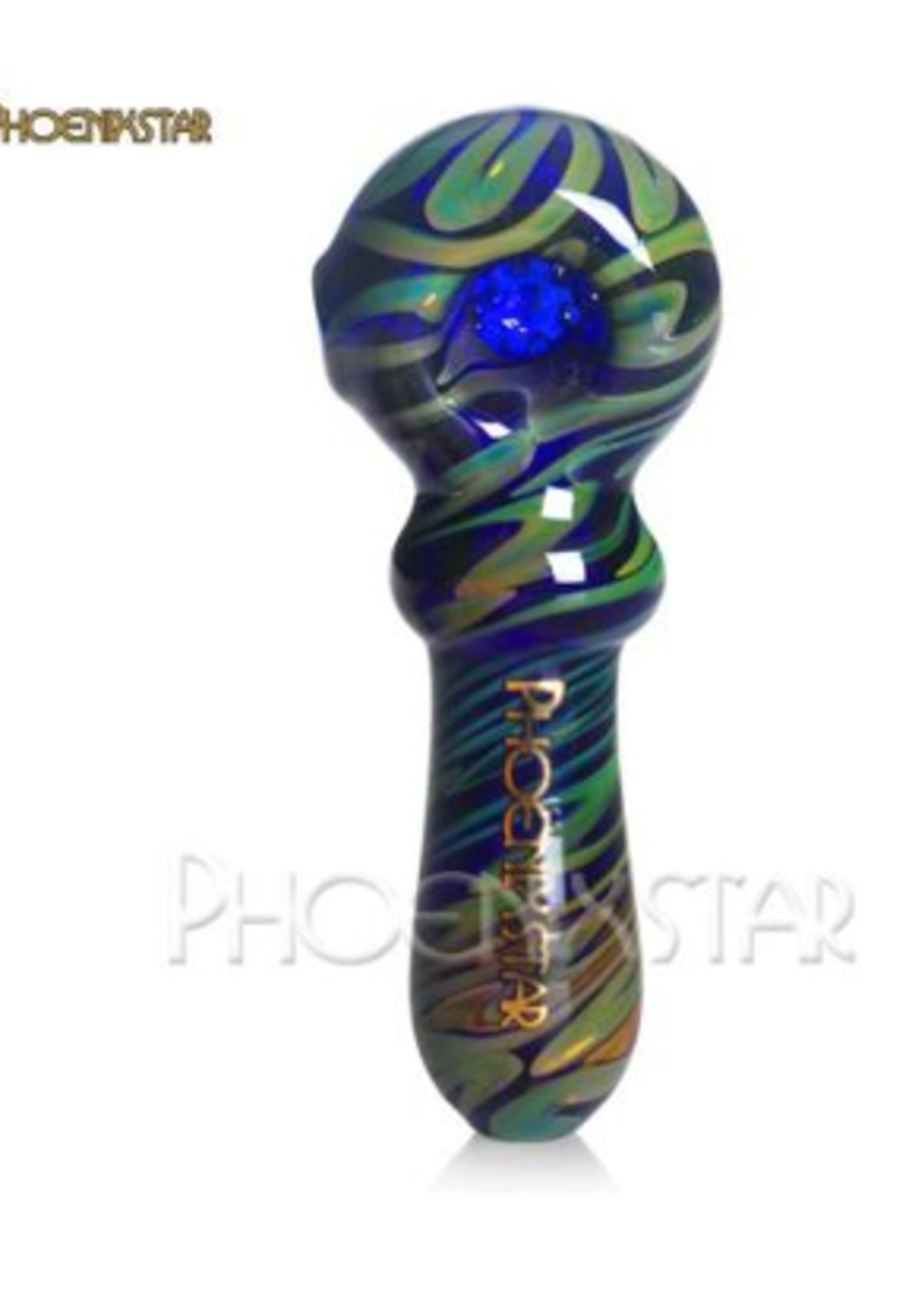 4.0" Phoenixstar Glass Hand Pipe