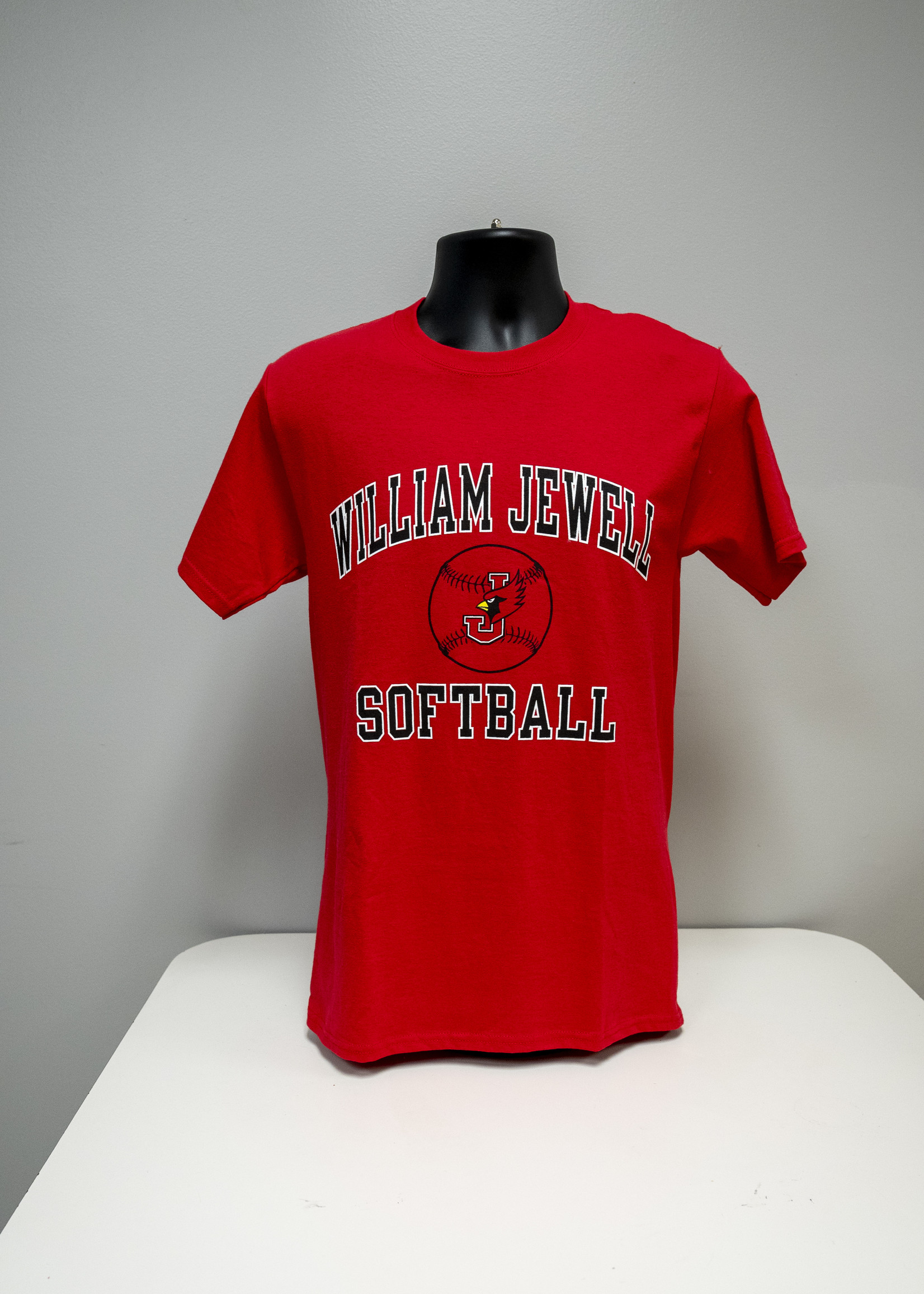 Softball T-shirt Red Jewell