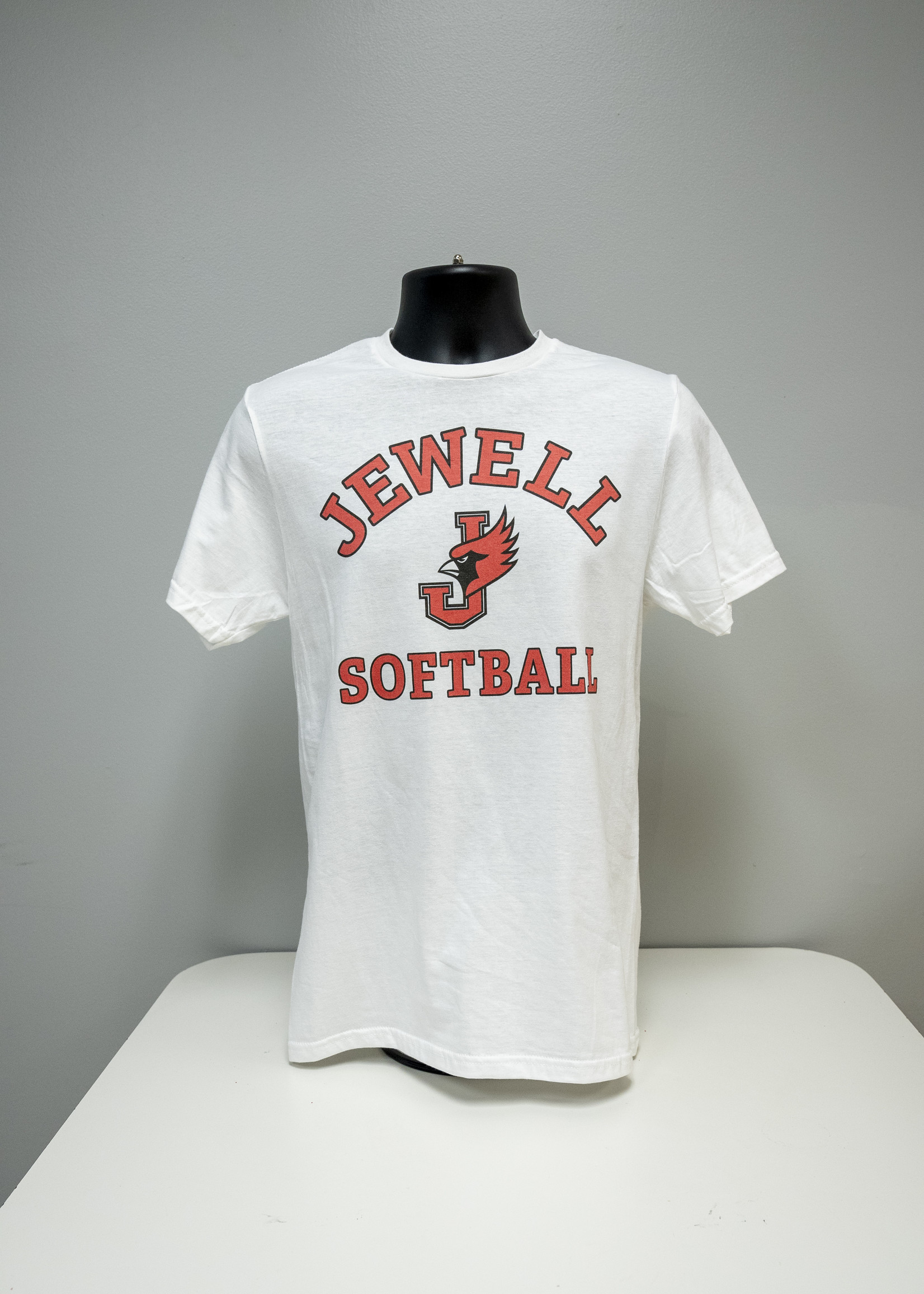Softball White T-shirt Jewell