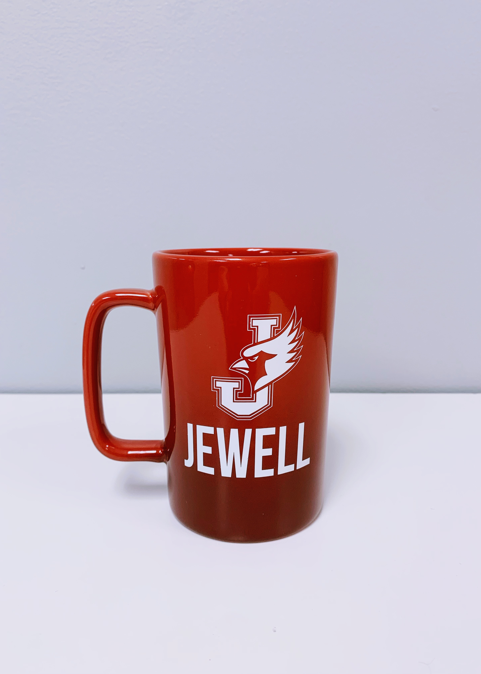 Jewell Mug Red Ombre  with Logo