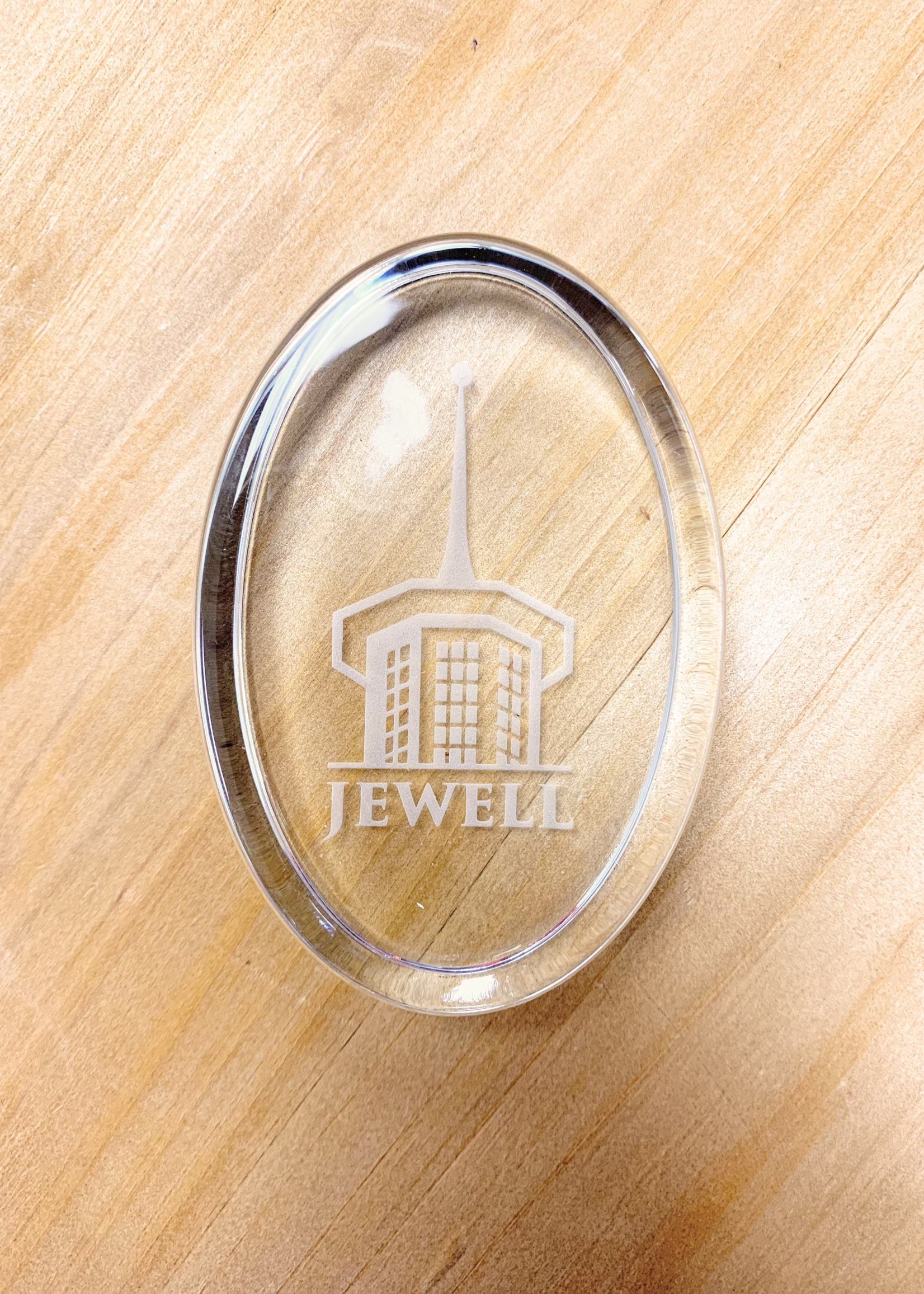 Jewell Oval Paperweight