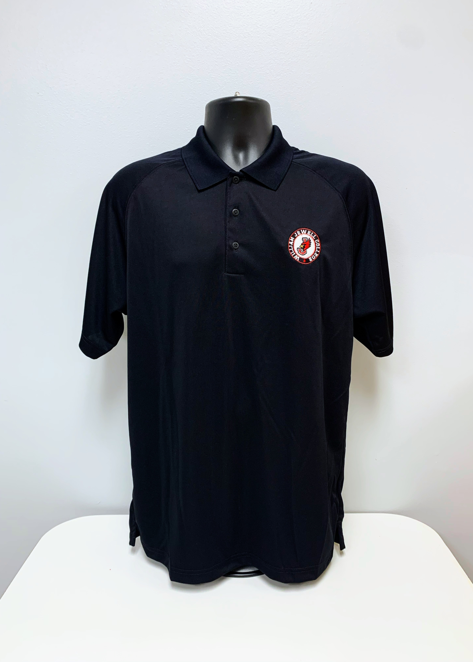 Red Dry Zone Polo Embroidered Raglan Sleeve