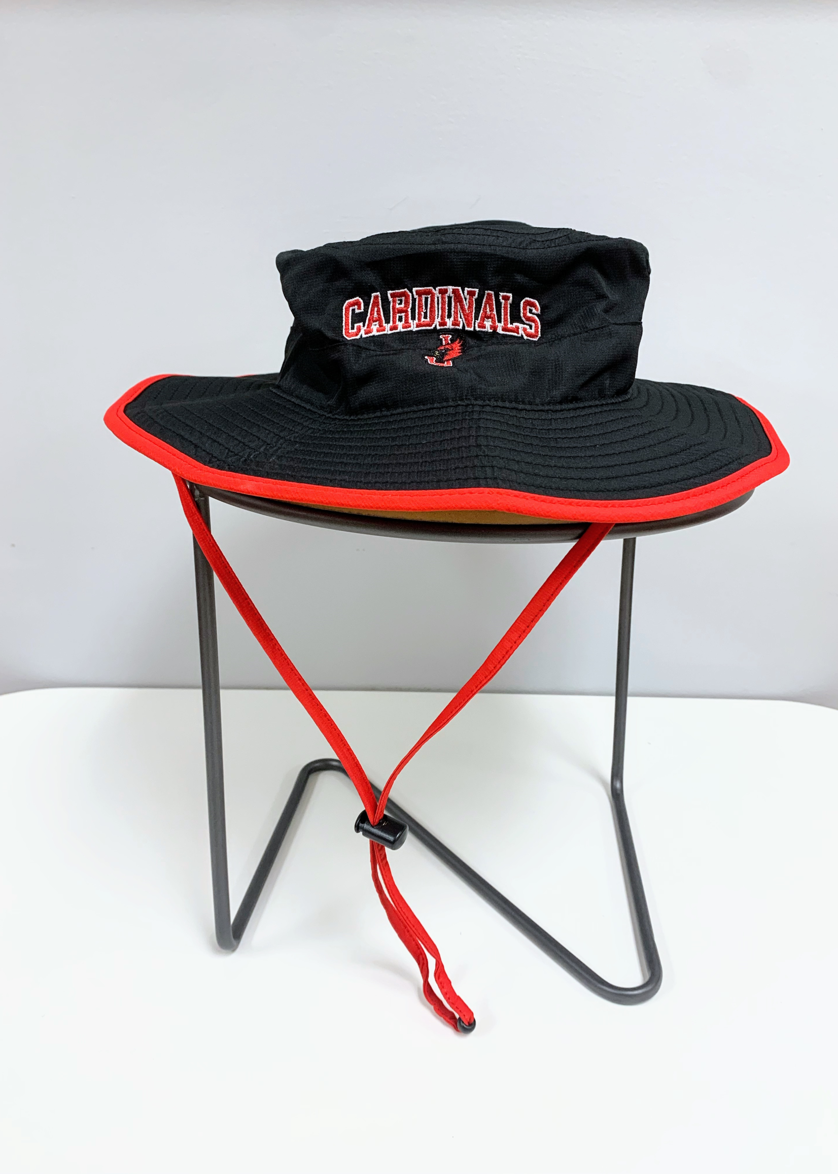 Jewell Cardinals Black and Red trim Ultralight Boonie Bucket hat