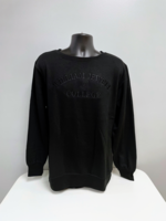 Jewell Comfort Fleece Sweatshirt Crewneck Black