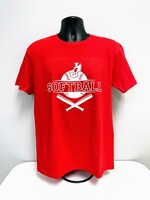 Jewell Softball logo bats in white