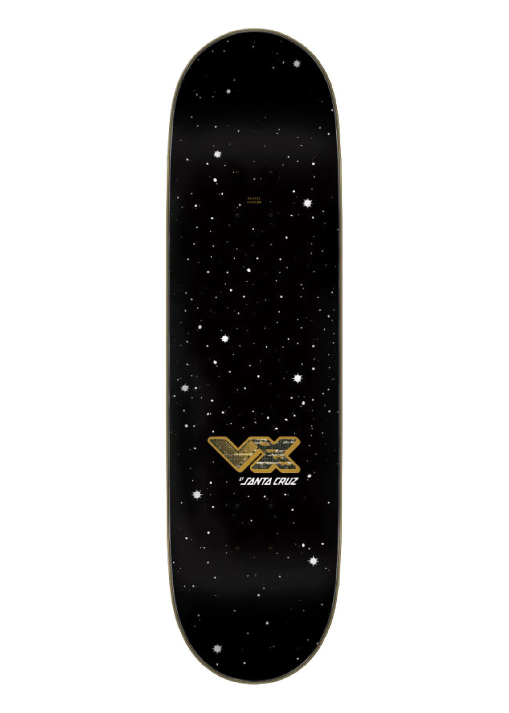 8.5in x 32.2in Wooten Crest VX Deck Santa Cruz Skateboard Deck