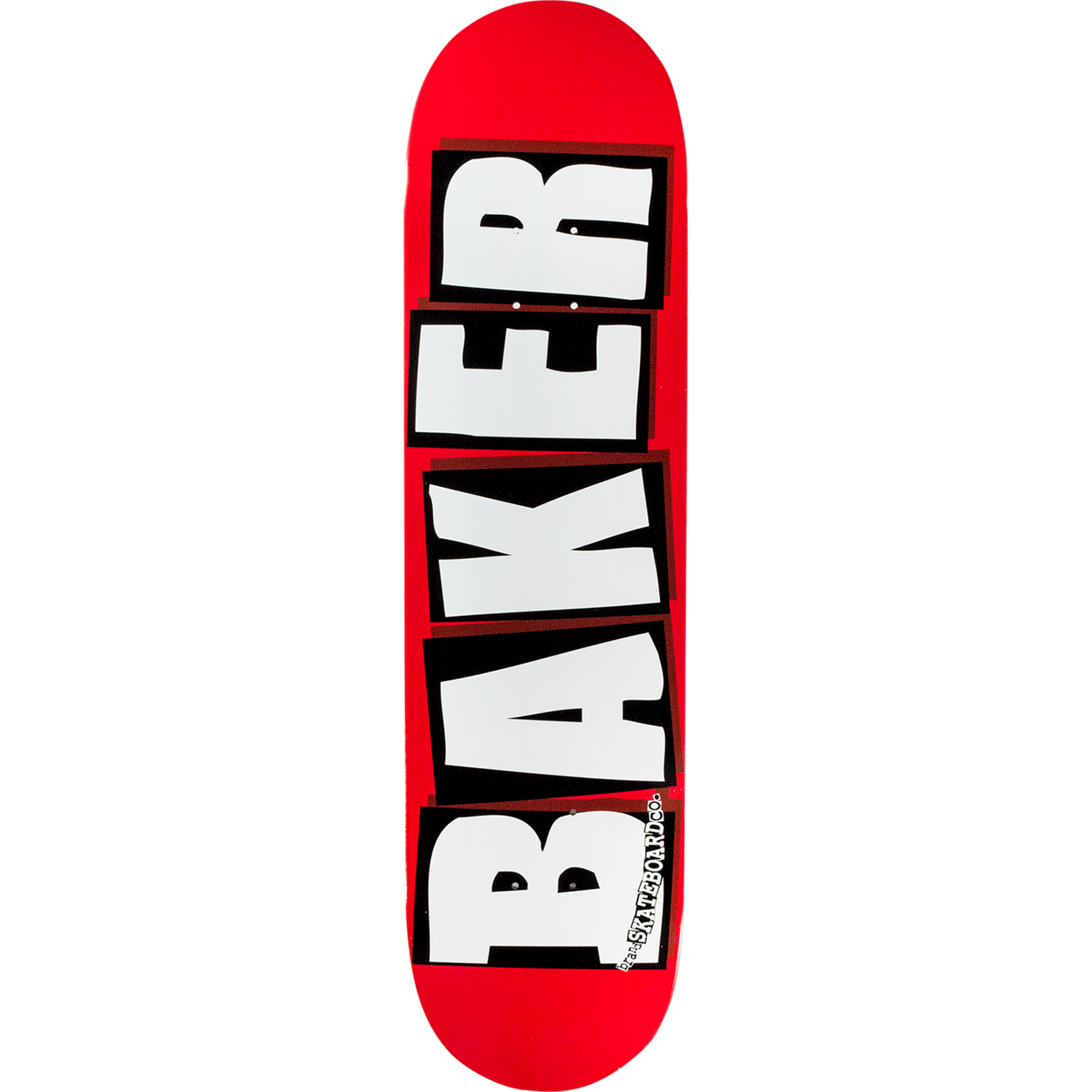BAKER BRAND LOGO DECK-7.56 RED/WHITE