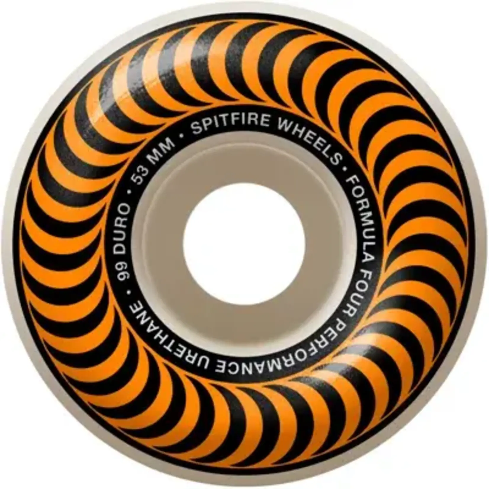 Spitfire Formula Four Classic Swirl 53mm/99a White/Orange