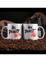 His Beauty her Beast mugs