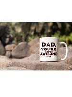 Dad your almost as awesome as me mug