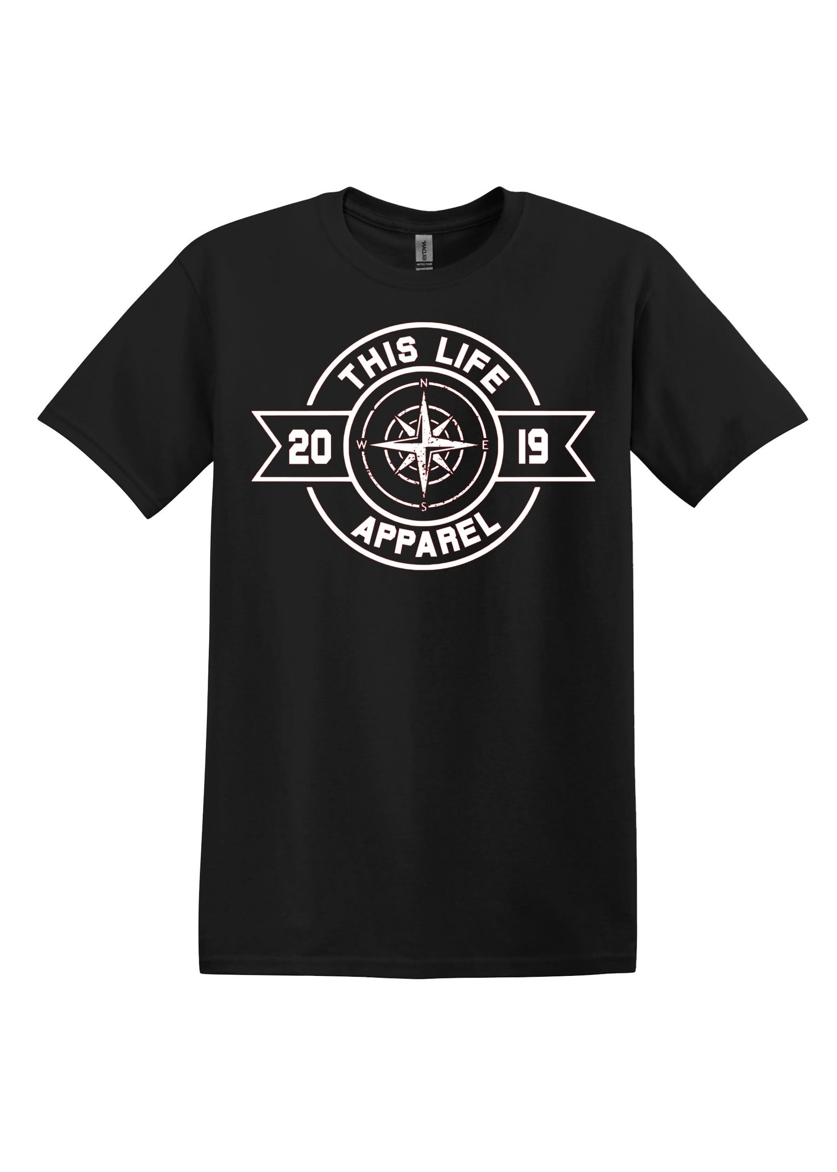 This Life Apparel distressed compass T-shirt