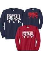 Bears long sleeve with player number