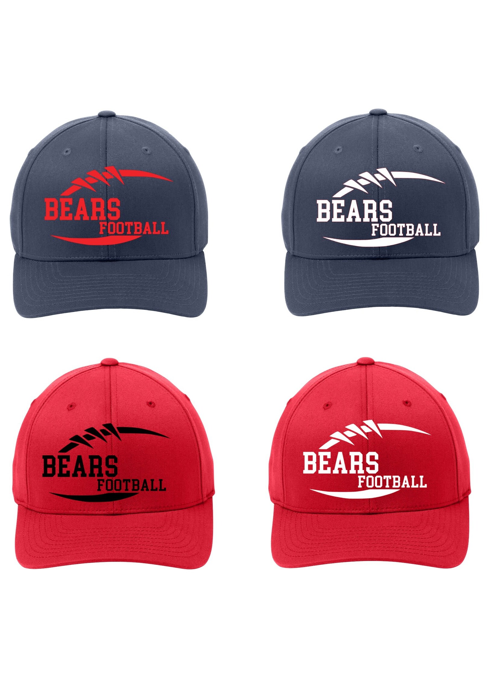 Bears Football fitted hat