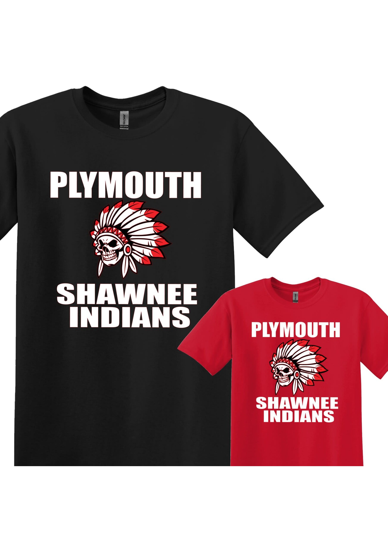 Plymouth Shawnee Indians Graphic T-Shirt