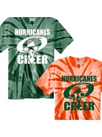 Ed Lark Hurricanes Cheer Tie Dye T-shirt
