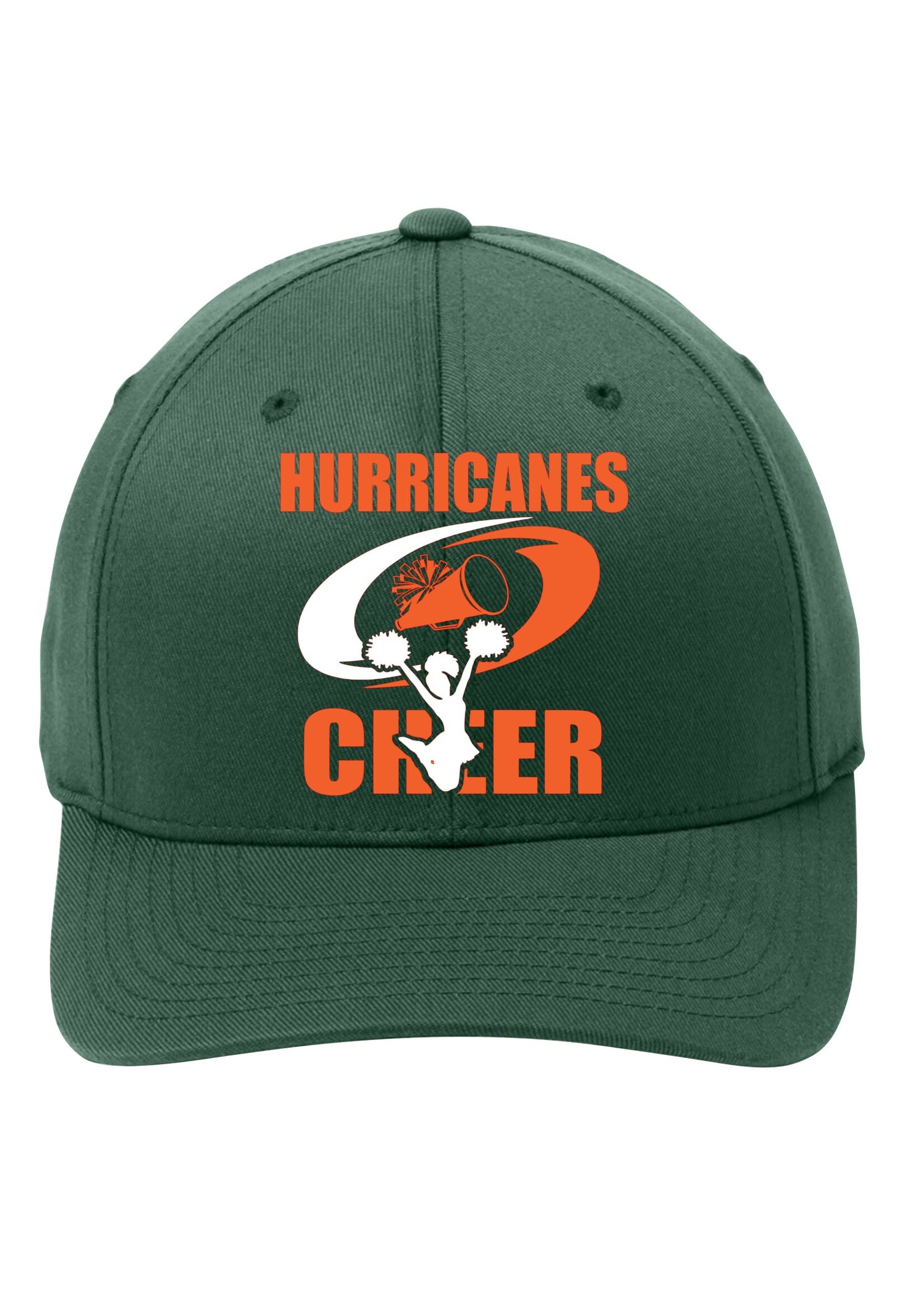 Ed Lark Hurricanes Cheer Fitted Hat