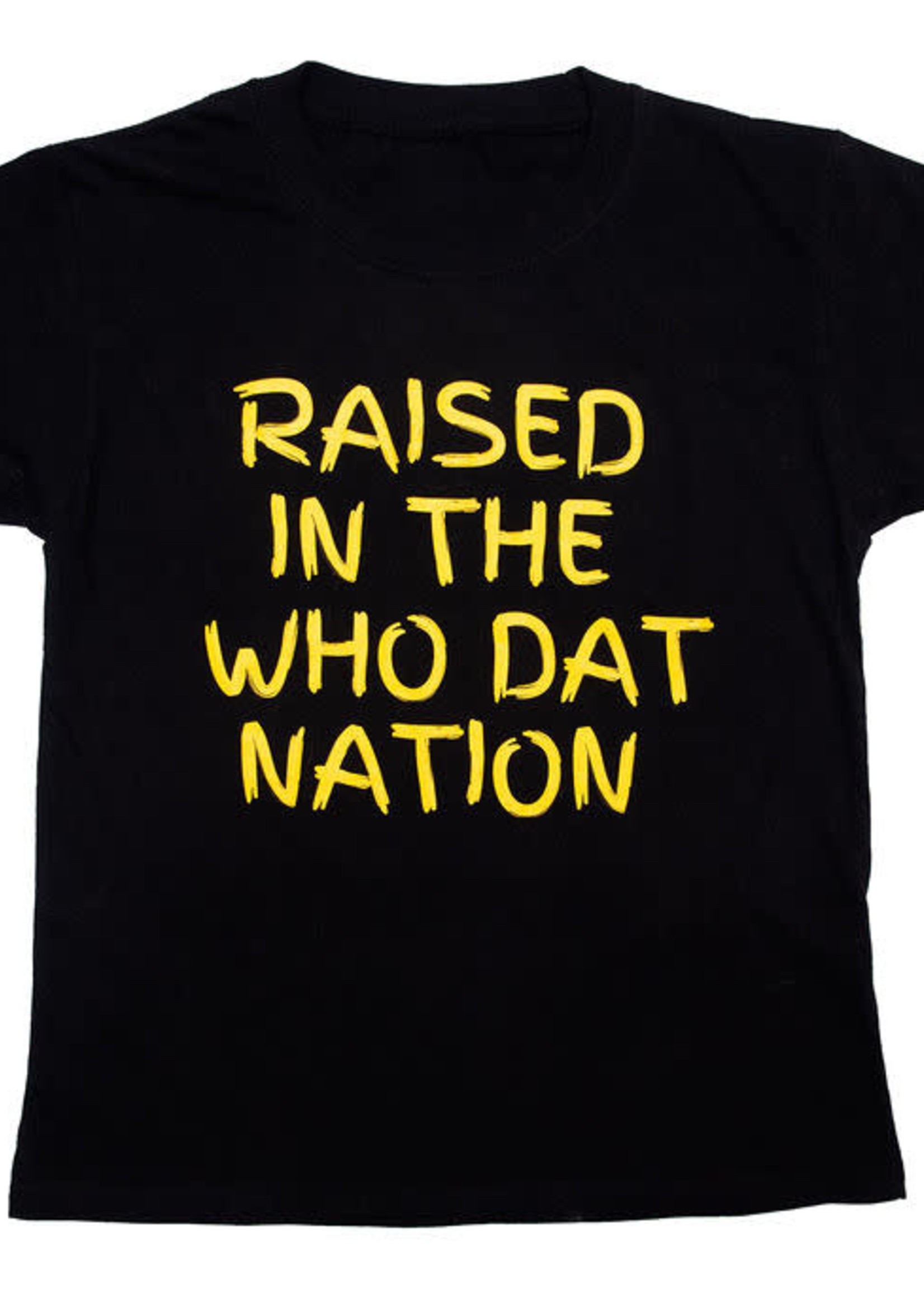 Black Flower Apparel Who Dat Nation Youth Tee
