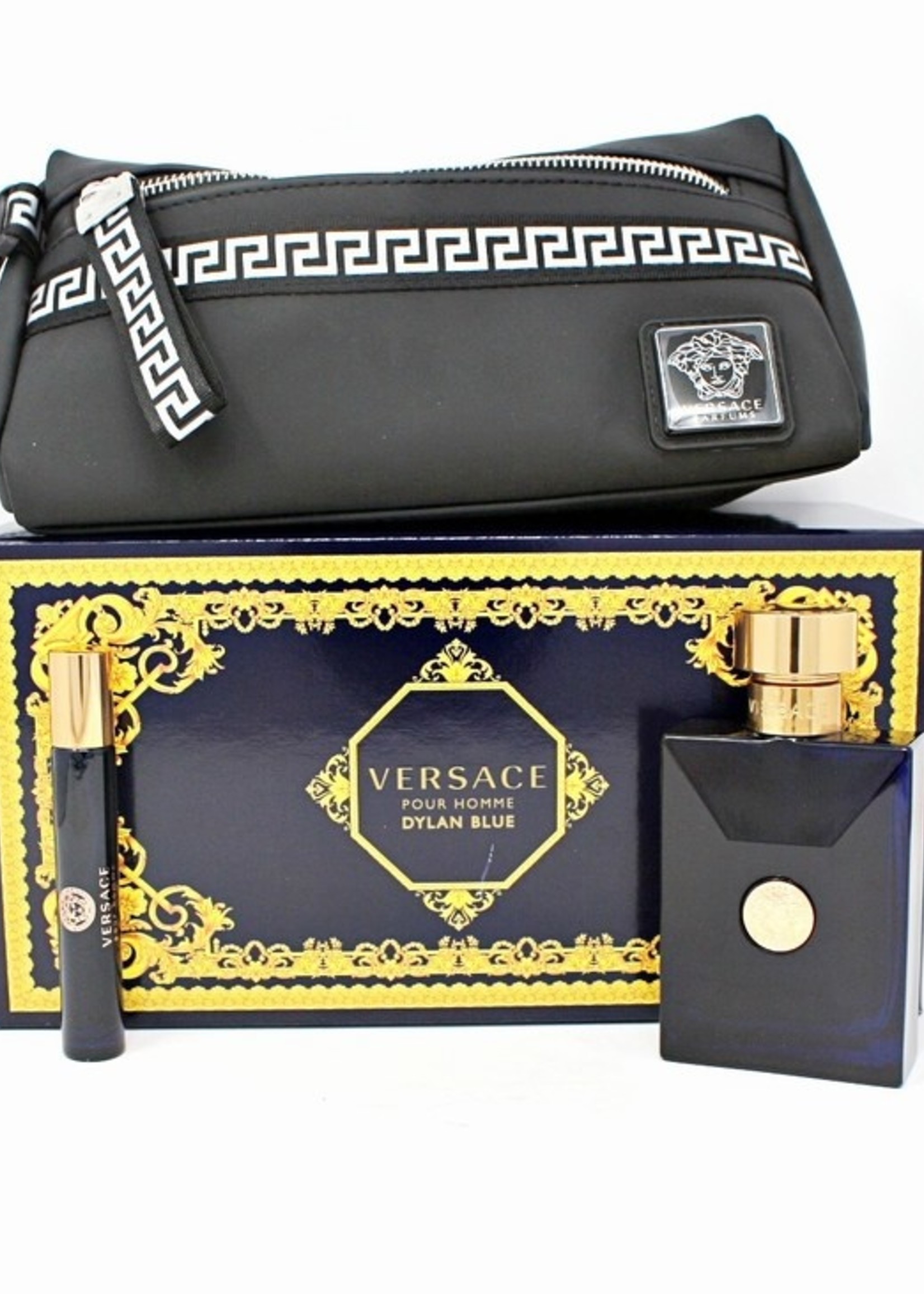 VERSACE VERSACE DYLAN BLUE 3.4 OZ/ 10 ML + BAG