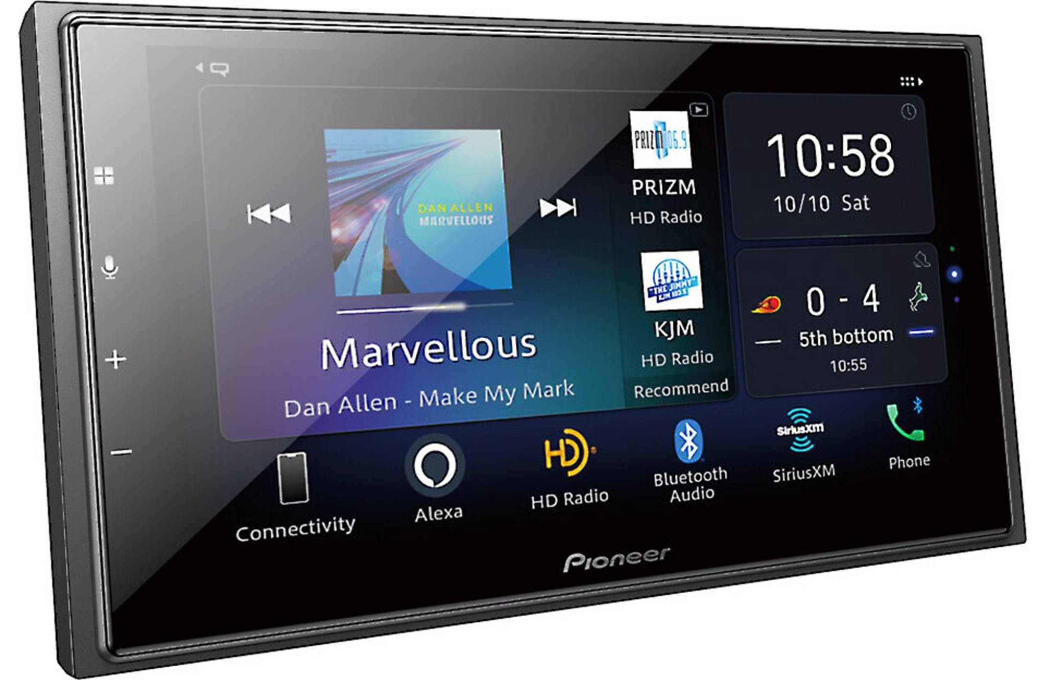 Pioneer DMH-WC5700NEX 6.8 touchscreen mechless wireless Apple Carplay/Android  Auto bluetooth receiver - EAI - Pascagoula
