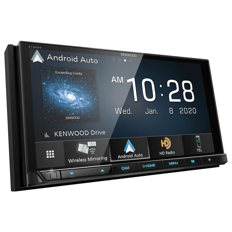 Kenwood Kenwood DDX9907XR 6.75" touchscreen Excelon Reference CD/DVD wireless Apple Carplay/Android Auto/Apple Carplay bluetooth receiver