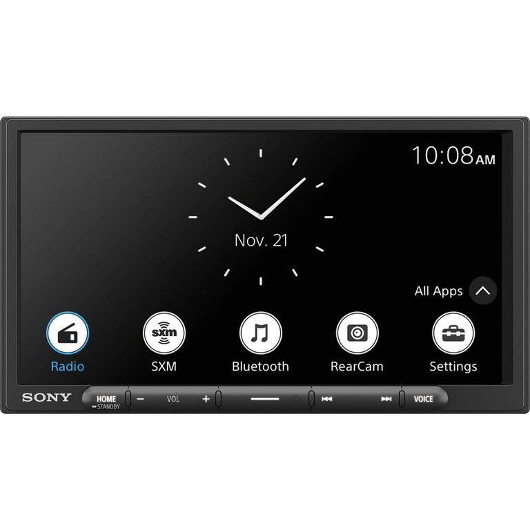 Sony Sony XAV-AX4000 6.95" touchscreen mechless wireless Apple Carplay/Android Auto bluetooth receiver