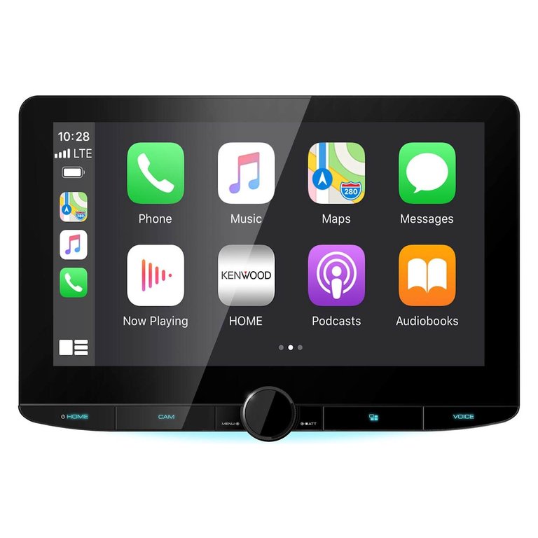Kenwood Kenwood DMX1037S 10.1" touchscreen mechless wireless Apple Carplay/Android Auto floating bluetooth receiver
