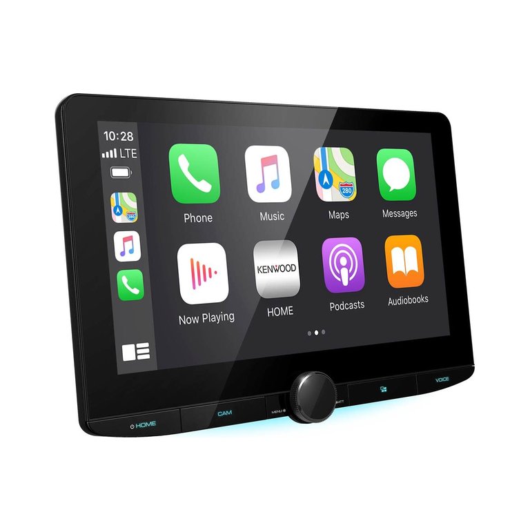 Kenwood Kenwood DMX1037S 10.1" touchscreen mechless wireless Apple Carplay/Android Auto floating bluetooth receiver