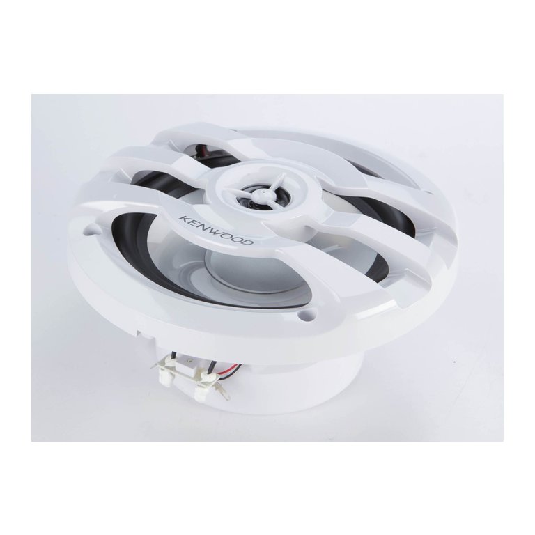 Kenwood Kenwood KFC-1673MRWL 6.75" White 2-way marine coaxial with RGB lighting remote control included