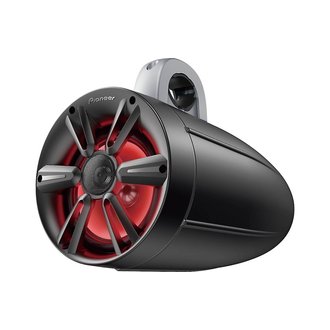 Pioneer Pioneer TS-ME770TSB/UD-ME30CP Combo Marine 7.7" Black Sports grille Tower enclosures with UD-ME30CP mounting brackets