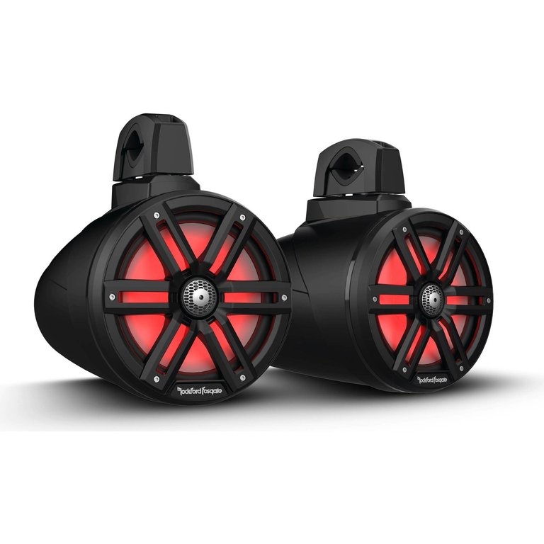 Rockford Fosgate Rockford Fosgate M2WL-8B Black 8" Color Optix wake tower speaker system w/ clamps