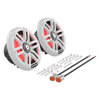 Rockford Fosgate Rockford Fosgate M2-65 White grille 6.5" Color Optix marine 2-way coaxial