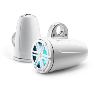 JL Audio JL Audio M3-770ETXv3-Gw-S-Gw-i LED 7.7" ETX Towers Sport White with RGB led