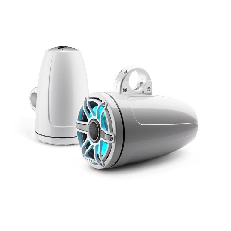 JL Audio JL Audio M6-880ETXv3-Gw-S-GwGw-i LED 8.8" ETX Towers Sport White with RGB led