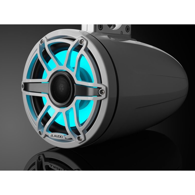 JL Audio JL Audio M6-880ETXv3-Gw-S-GwGw-i LED 8.8" ETX Towers Sport White with RGB led
