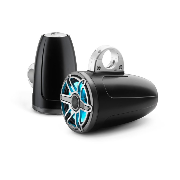 JL Audio JL Audio M6-770ETXv3-Sb-S-GmTi-i LED 7.7" ETX Towers Sport Titanium with RGB led